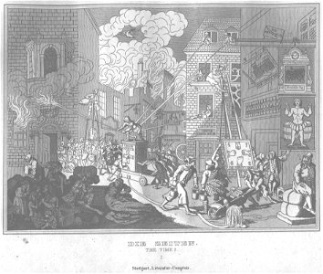 Stahlstich nach Hogarth Kottenkamp Stuttgart 1840 78
