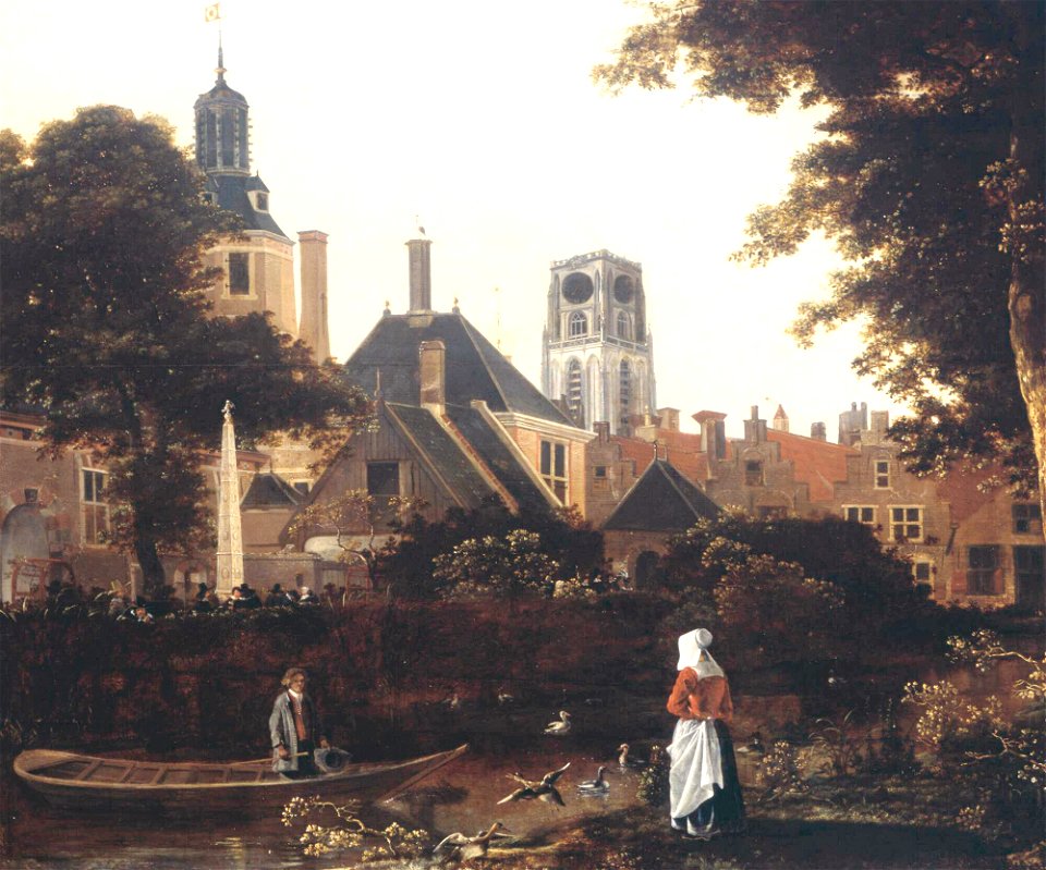 Stadsgezicht Rotterdam 1660