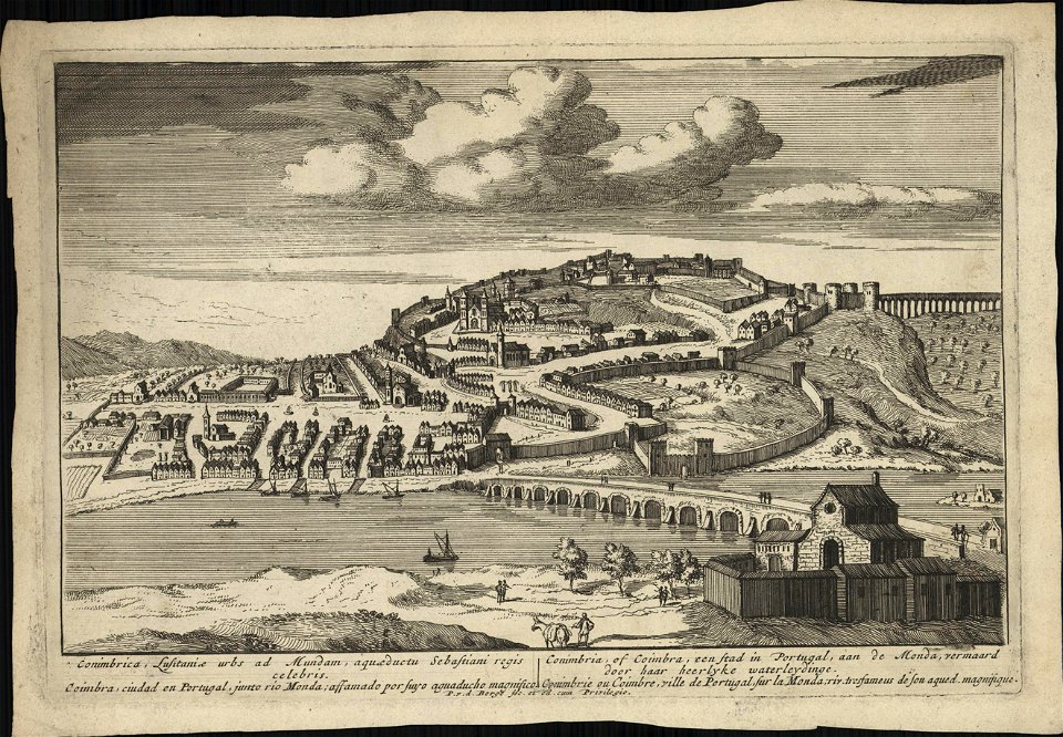 Stadsgezicht in Portugal, objectnr A 57160