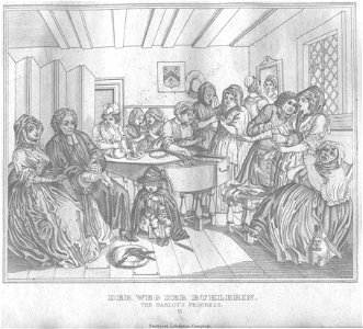 Stahlstich nach Hogarth Kottenkamp Stuttgart 1840 18