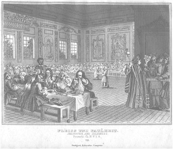 Stahlstich nach Hogarth Kottenkamp Stuttgart 1840 34