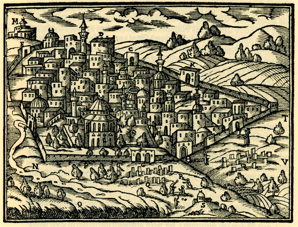Stadt Jerusalem - Schweigger Salomon - 1608