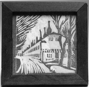 Stadsbild-Långa raden, Skeppsholmen, Stockholm - Sjöhistoriska museet - O 11270