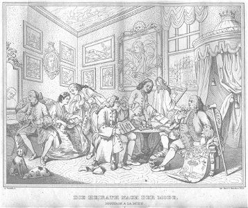 Stahlstich nach Hogarth Kottenkamp Stuttgart 1840 01