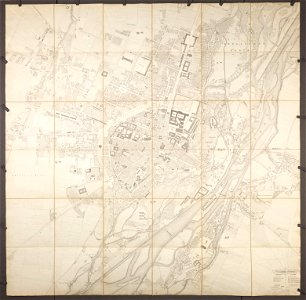 Stadtplan von München ca. 1833