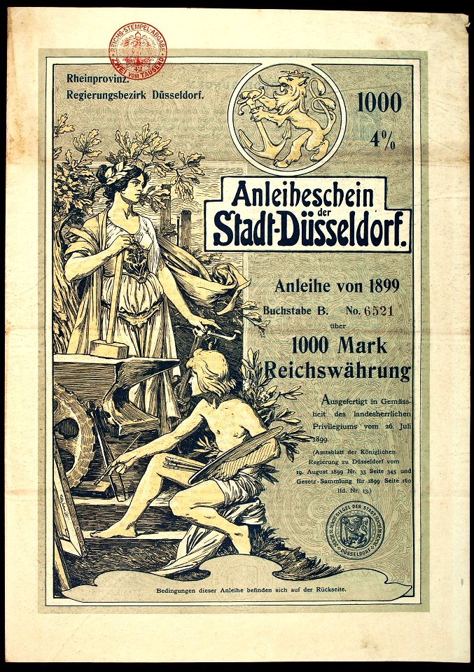 Stadt Düsseldorf 1899
