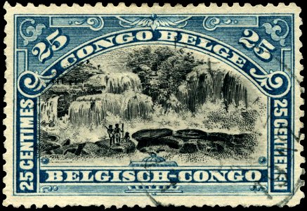 Stamp Belgian Congo 1910 25c