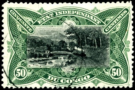 Stamp Belgian Congo 1894 50c