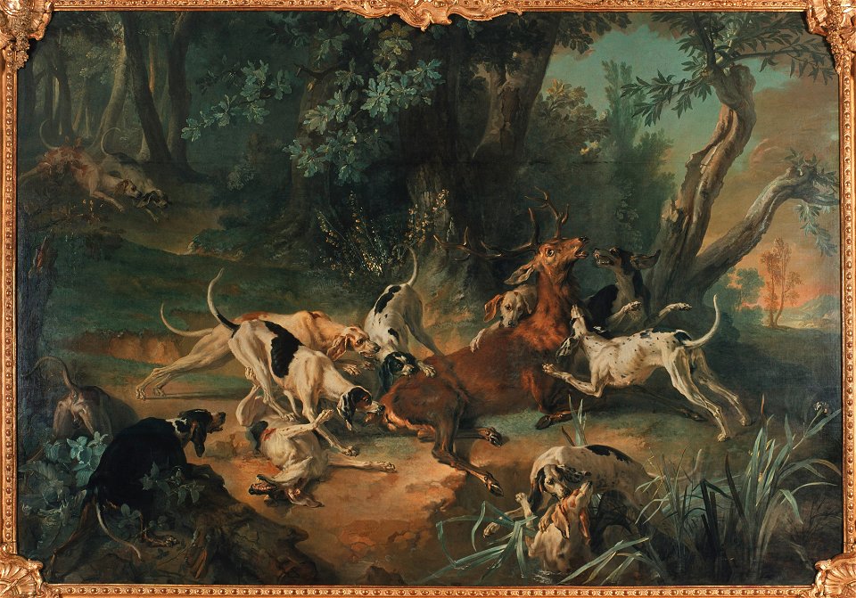 Stag Hunt (Jean-Baptiste Oudry) - Nationalmuseum - 17870