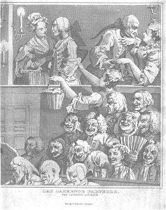 Stahlstich nach Hogarth Kottenkamp Stuttgart 1840 48