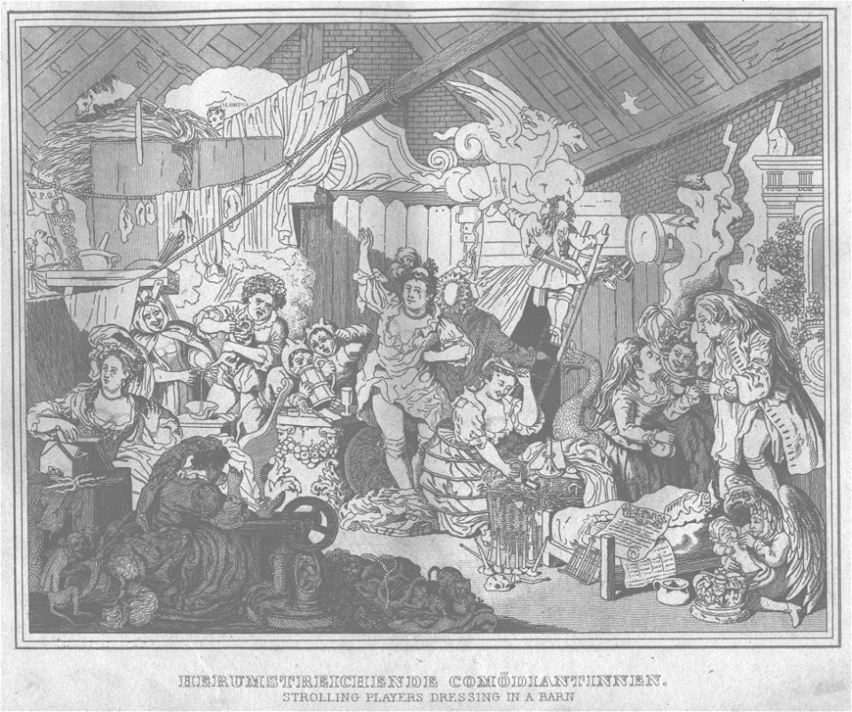 Stahlstich nach Hogarth Kottenkamp Stuttgart 1840 07