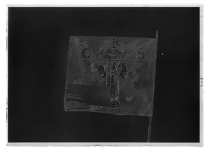 Standar, Adelsfanan, Livland ca 1650 - Livrustkammaren - 17529-negative