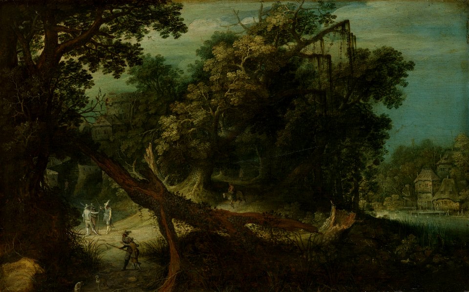 Adriaen van Stalbemt - Bergachtig landschap (Rijksmuseum)