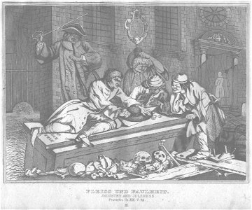 Stahlstich nach Hogarth Kottenkamp Stuttgart 1840 29