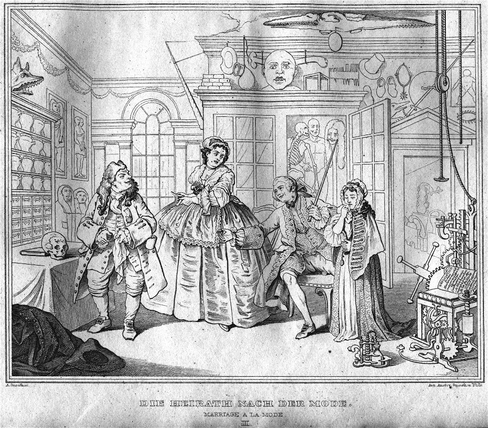 Stahlstich nach Hogarth Kottenkamp Stuttgart 1840 03