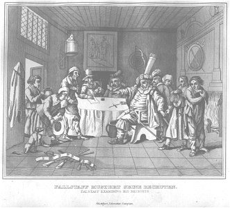 Stahlstich nach Hogarth Kottenkamp Stuttgart 1840 70