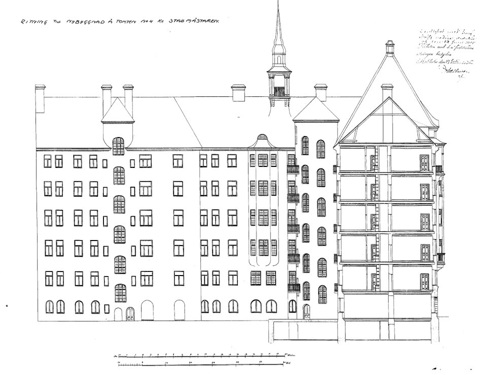 Stallmästaren 4, sektion 1905