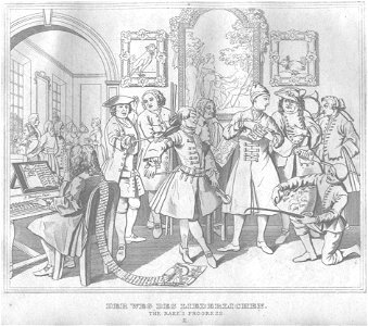 Stahlstich nach Hogarth Kottenkamp Stuttgart 1840 20