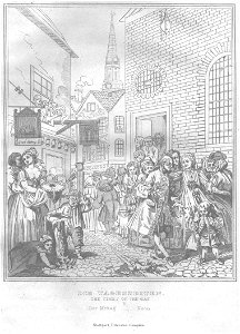 Stahlstich nach Hogarth Kottenkamp Stuttgart 1840 10