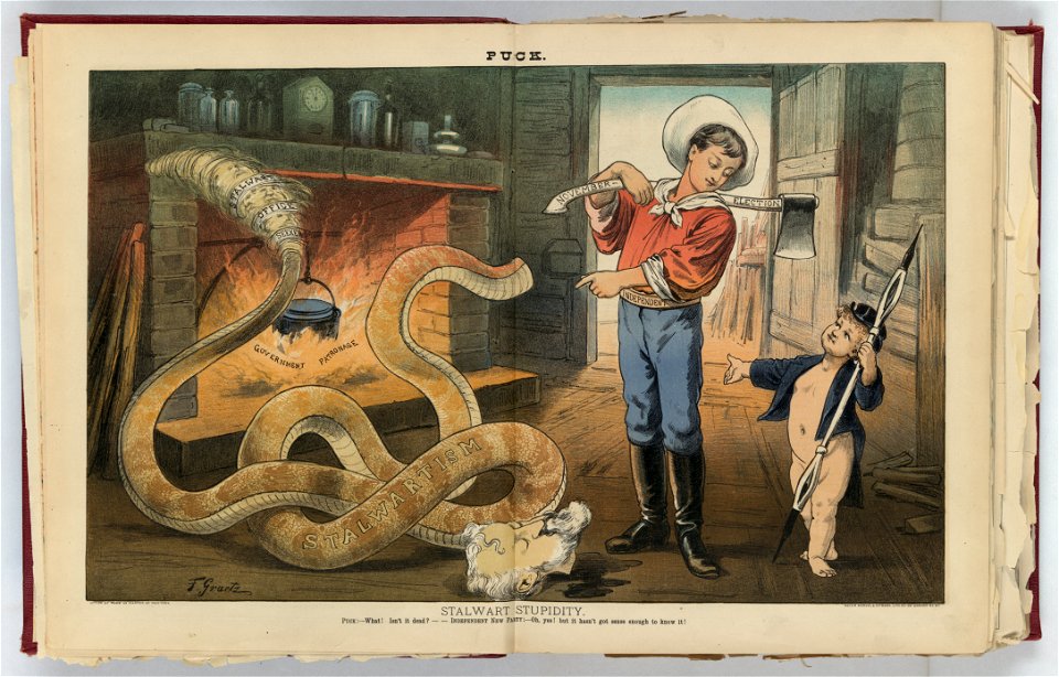 Stalwart stupidity - F. Graetz. LCCN2012645436