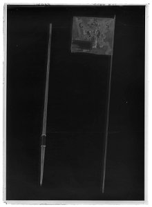Standar, Adelsfanan, Livland ca 1650 - Livrustkammaren - 26083-negative