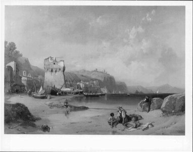 Clarkson Stanfield (1793-1867) - A View of Vietri in the Gulf of Salerno - RCIN 404909 - Royal Collection