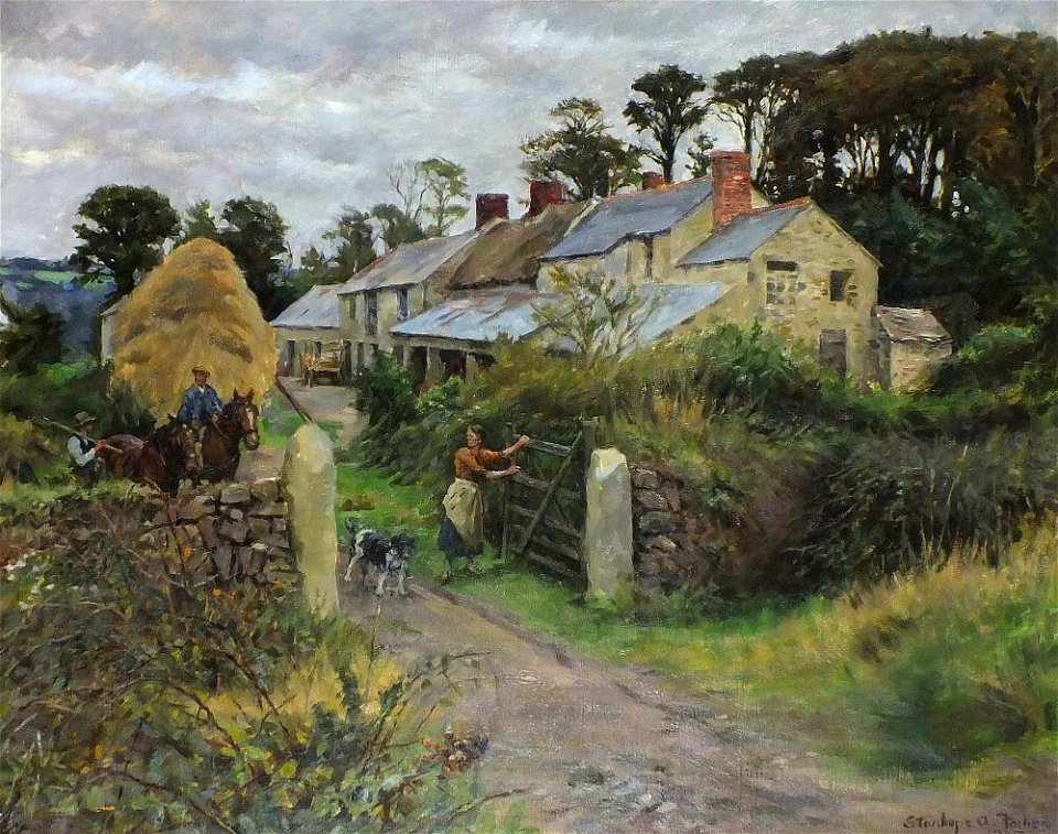 Stanhope Forbes - The End of the Day`s Work 1935
