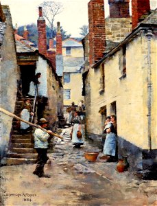 Stanhope Forbes - Old Newlyn 1884