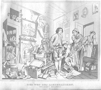 Stahlstich nach Hogarth Kottenkamp Stuttgart 1840 19