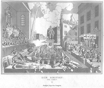 Stahlstich nach Hogarth Kottenkamp Stuttgart 1840 79