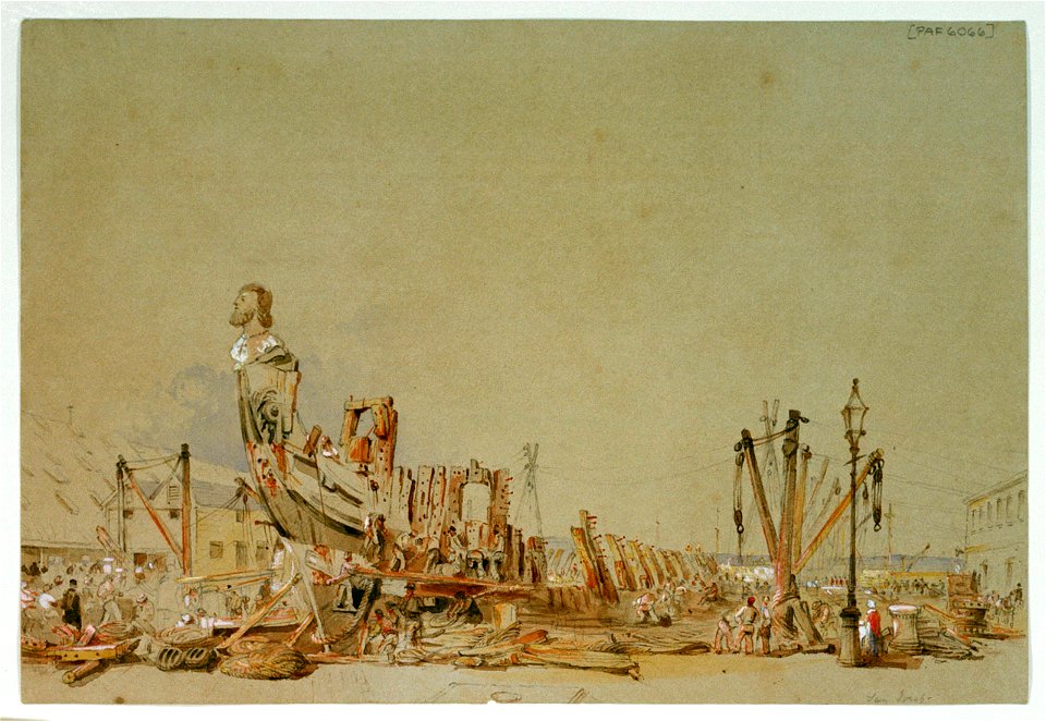 The Breaking up of the San Josef, 1849 RMG PW 6066