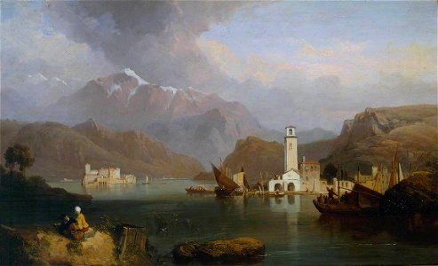 Clarkson Frederick Stanfield (1793-1867) - Lake Como - N00406 - National Gallery