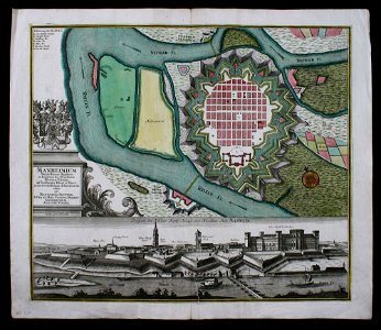 Stadt Mannheim-1740 M-Seutter