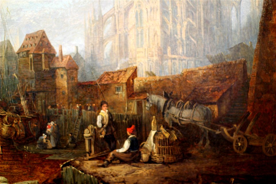 Köln Rheinufer, Clarkson Stanfield um 1826