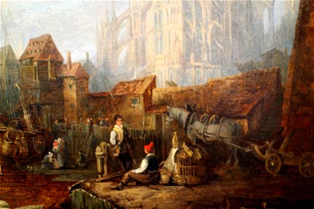 Köln Rheinufer, Clarkson Stanfield um 1826