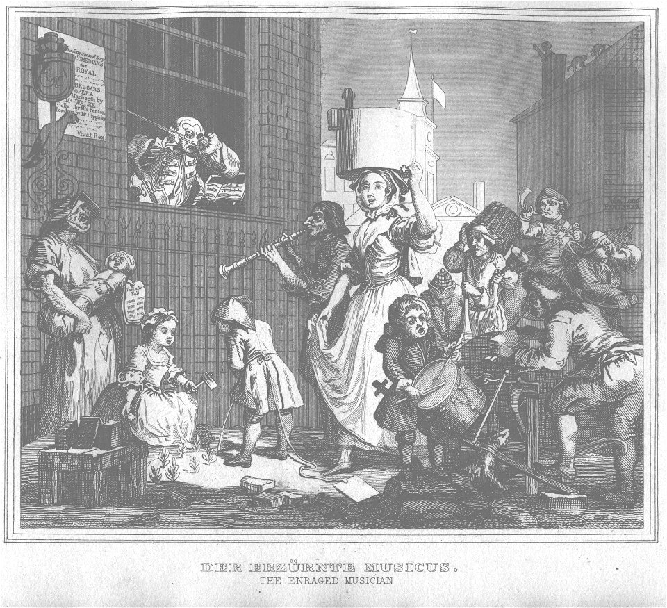 Stahlstich nach Hogarth Kottenkamp Stuttgart 1840 50