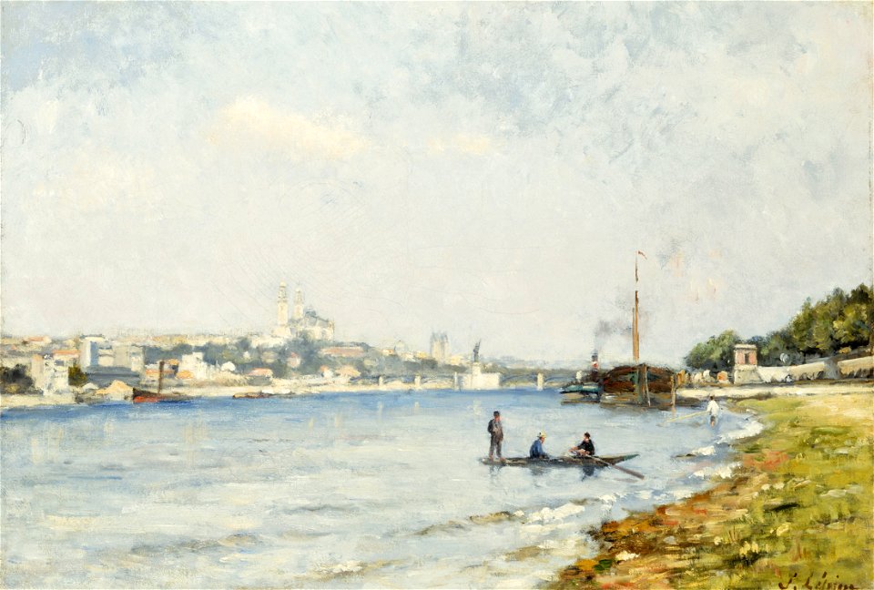 Stanislas Lépine - La Seine, à Passy - P2288 - Musée Carnavalet