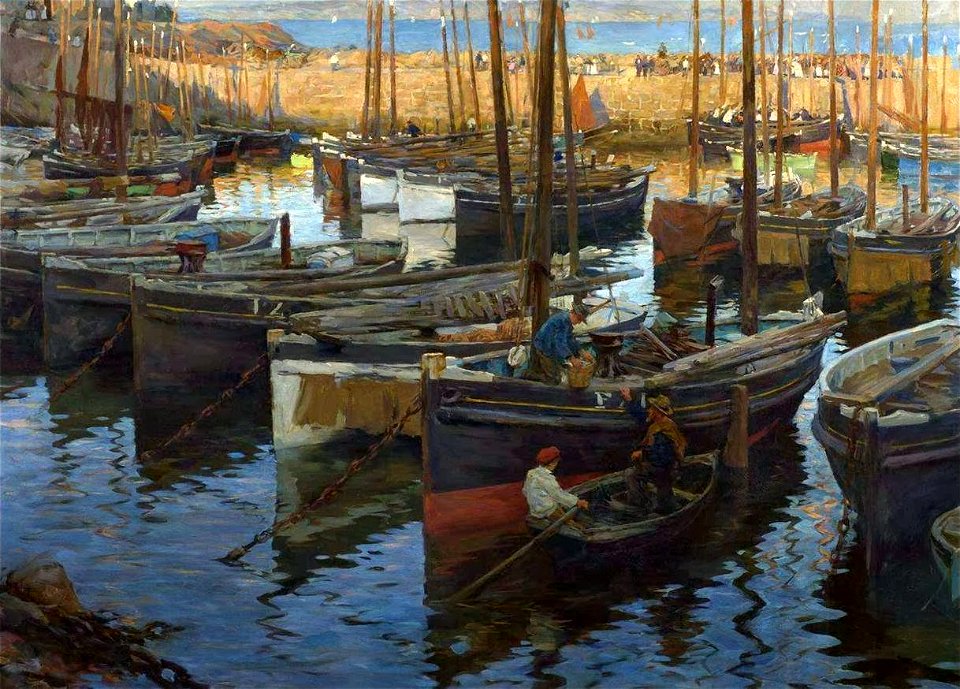 Stanhope Forbes - The Safe Anchorage 1909