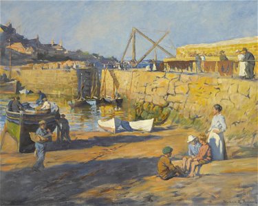 Stanhope Forbes Low Tide at Mousehole