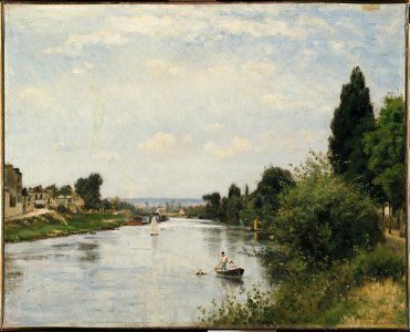 Stanislas Victor Edouard Lépine - Landscape with River - 1949.119 - Harvard Art Museums