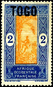 Stamp Togo 1921 2c