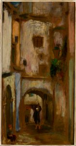 Stanisław Chlebowski - Alleyway - MP 5137 MNW - National Museum in Warsaw