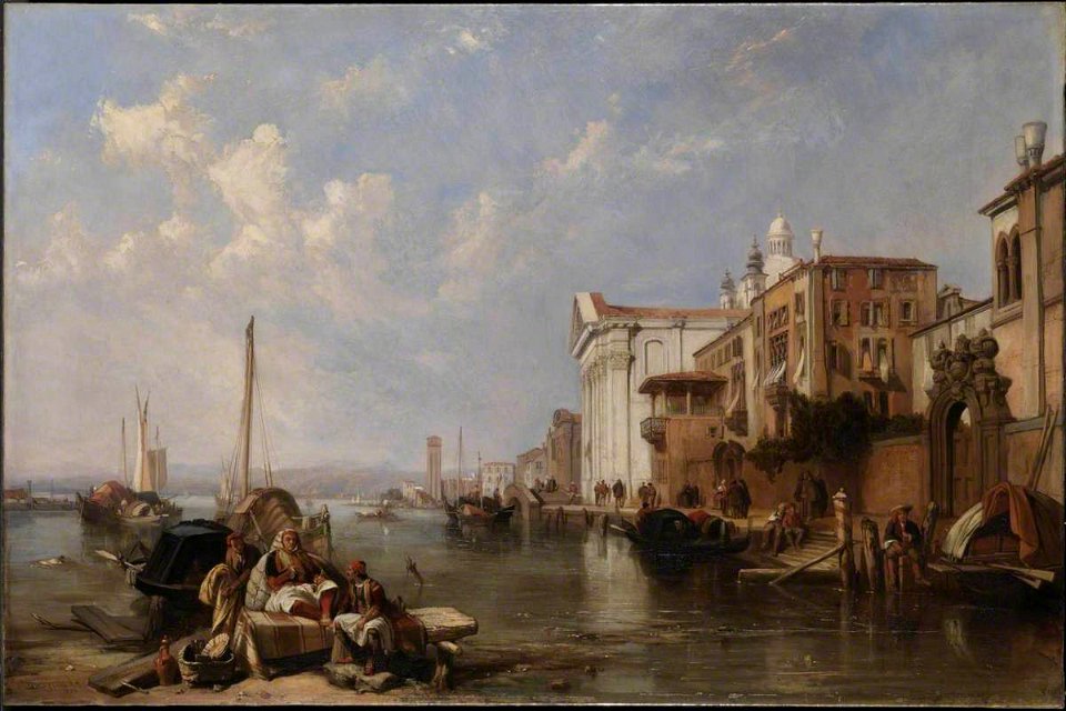 Clarkson Frederick Stanfield (1793-1867) - The Canal of the Giudecca, and the Church of the Gesuati, Venice - N00407 - National Gallery