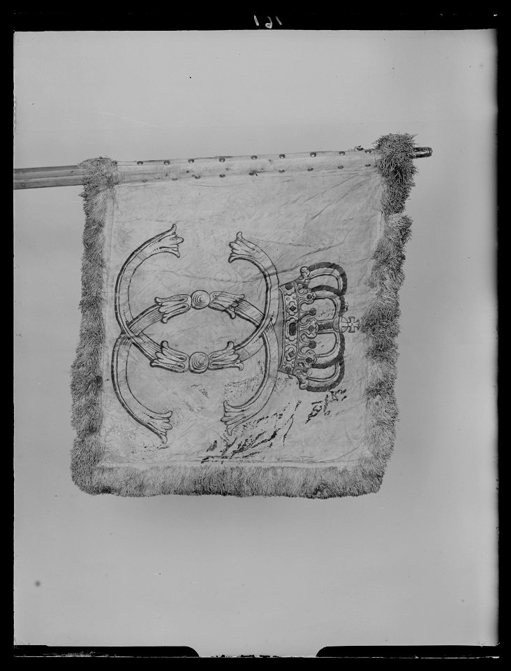 Standar speglemonogram C krönt - Livrustkammaren - 36421