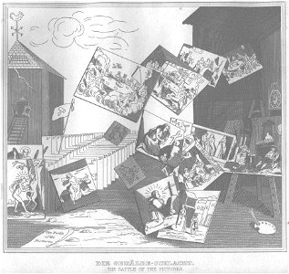 Stahlstich nach Hogarth Kottenkamp Stuttgart 1840 84