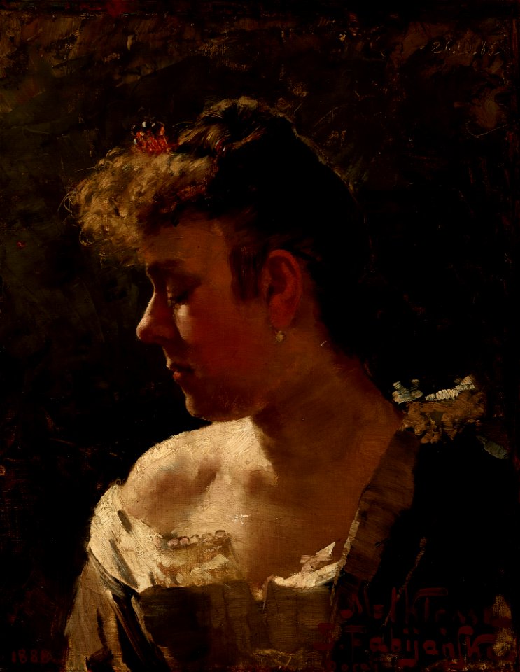 Stanisław Fabijański - Study of a Woman - MNK II-a-476 - National Museum Kraków