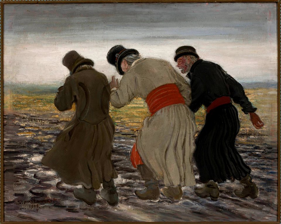 Stanisław Masłowski - Drunken peasants - MP 991 MNW - National Museum in Warsaw