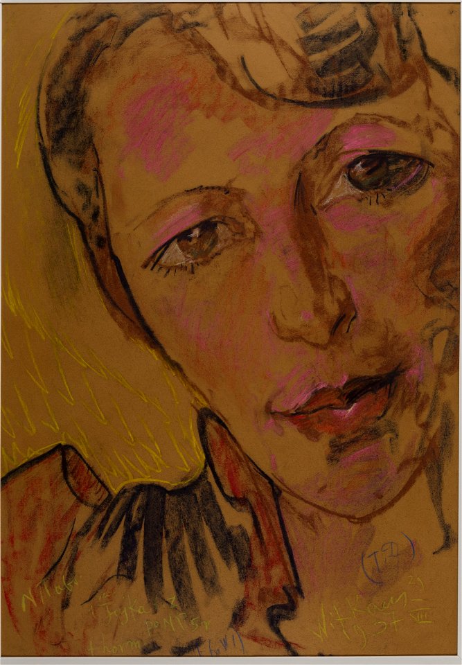 Stanisław Ignacy Witkiewicz Asymetryczna Dama Portret Eugenii Wyszomirskiej-Kuźnickiej 1937