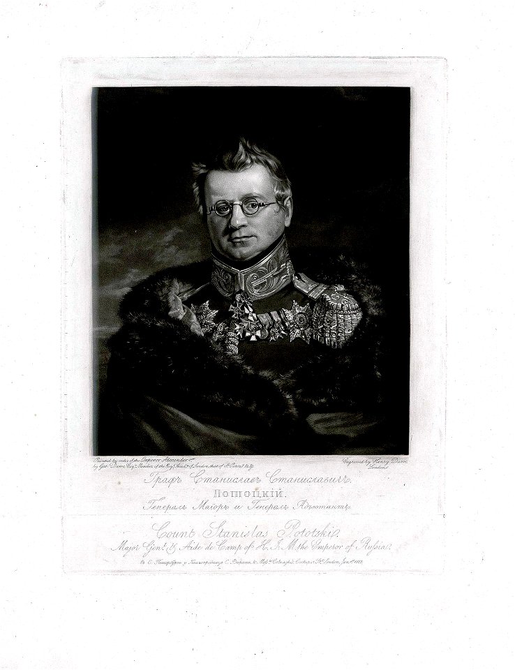 Stanislav Stanislavovich Potozkiy by Henry Dawe - Hermitage