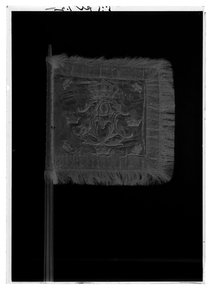 Standar AFs namnchiffer - Livrustkammaren - 18531-negative